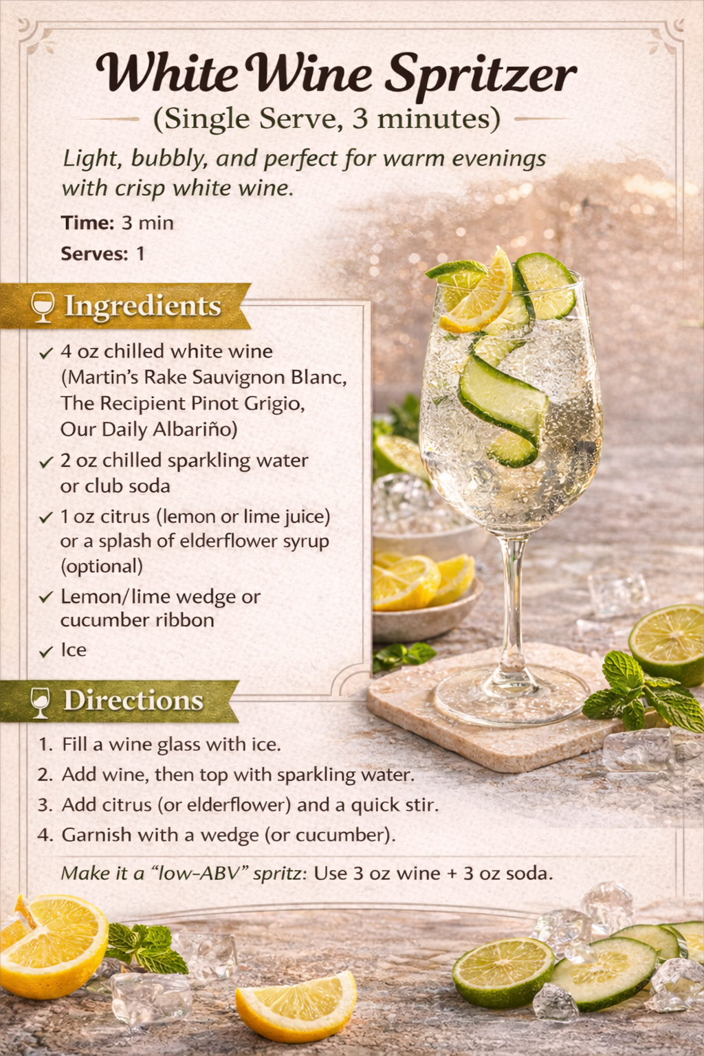 White Wine Spritzer