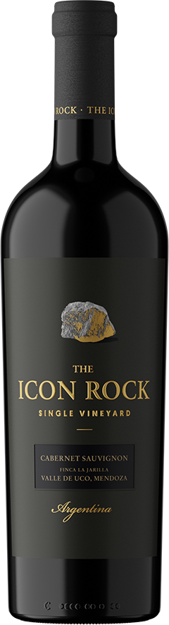 The Icon Rock wine bottle